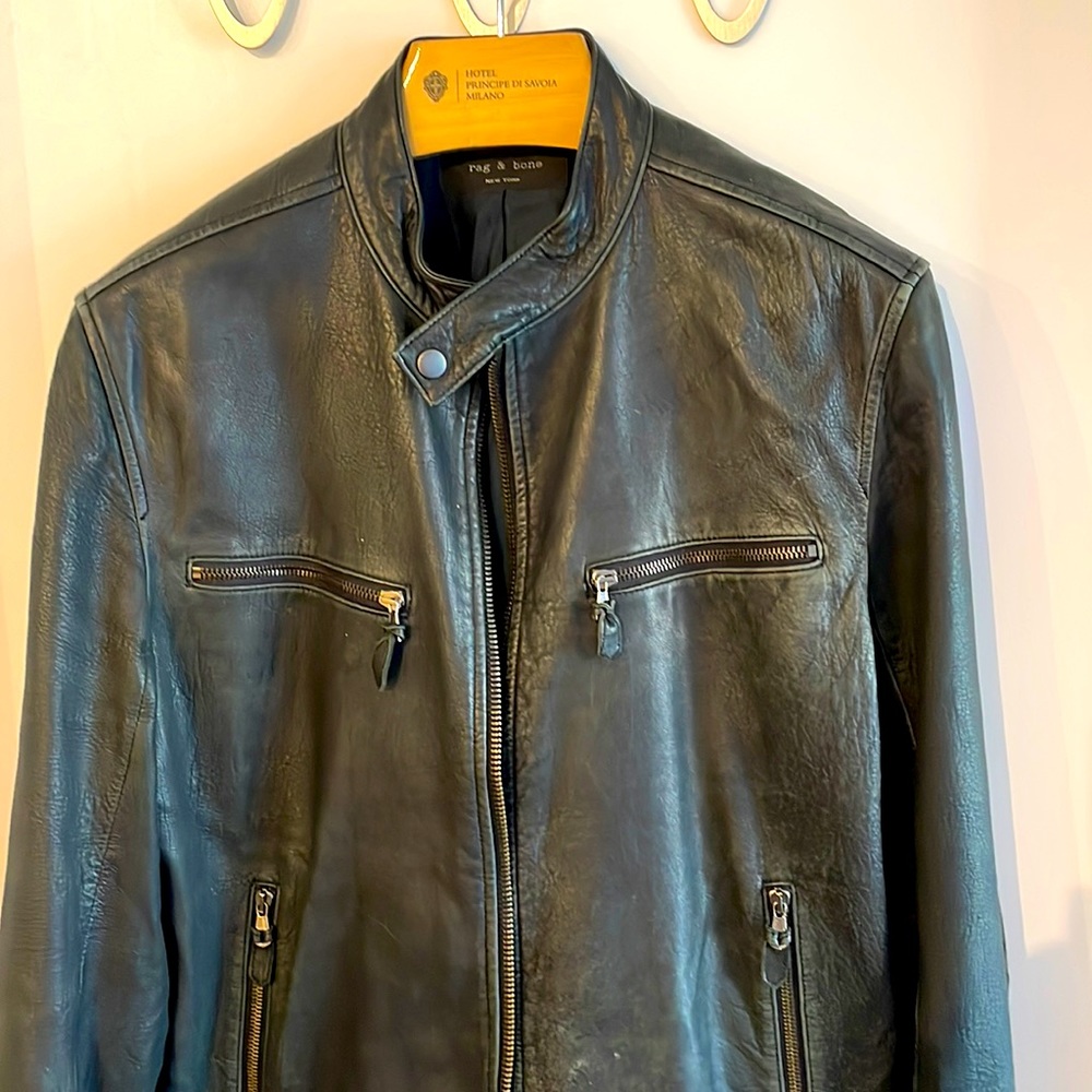 Rag & Bone Cafe Jacket 100% Lamb leather sz42